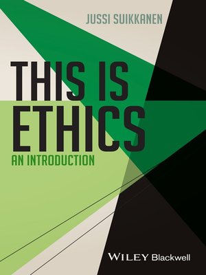 cover image of This Is Ethics